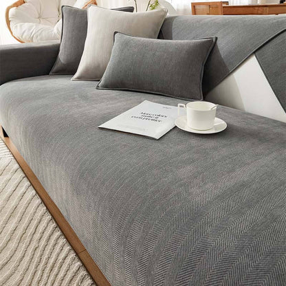 Soft Beige Woven Sofa Protector 70x70 cm