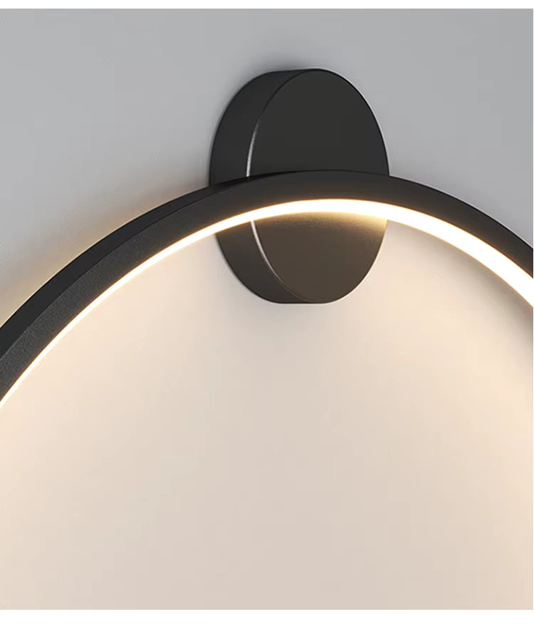 Simple Round LED Wall Lamp for Contemporary Homes