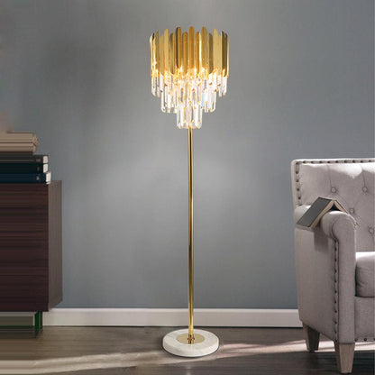 Luxury Glass Floor and Desk Lamp