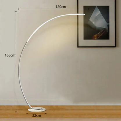 Bright Arc Modern Floor Light