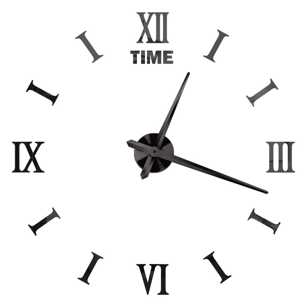 Luxury Golden Acrylic Wall Clock