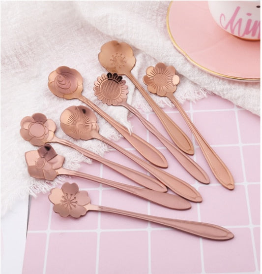 Premium 8pc Stainless Steel Tea Spoon Set