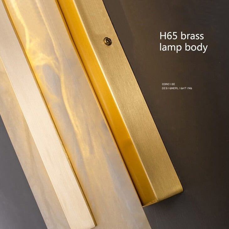 Classic White Marble Wall Lamp