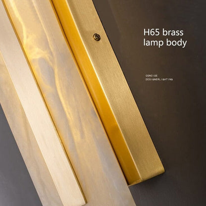 Classic White Marble Wall Lamp