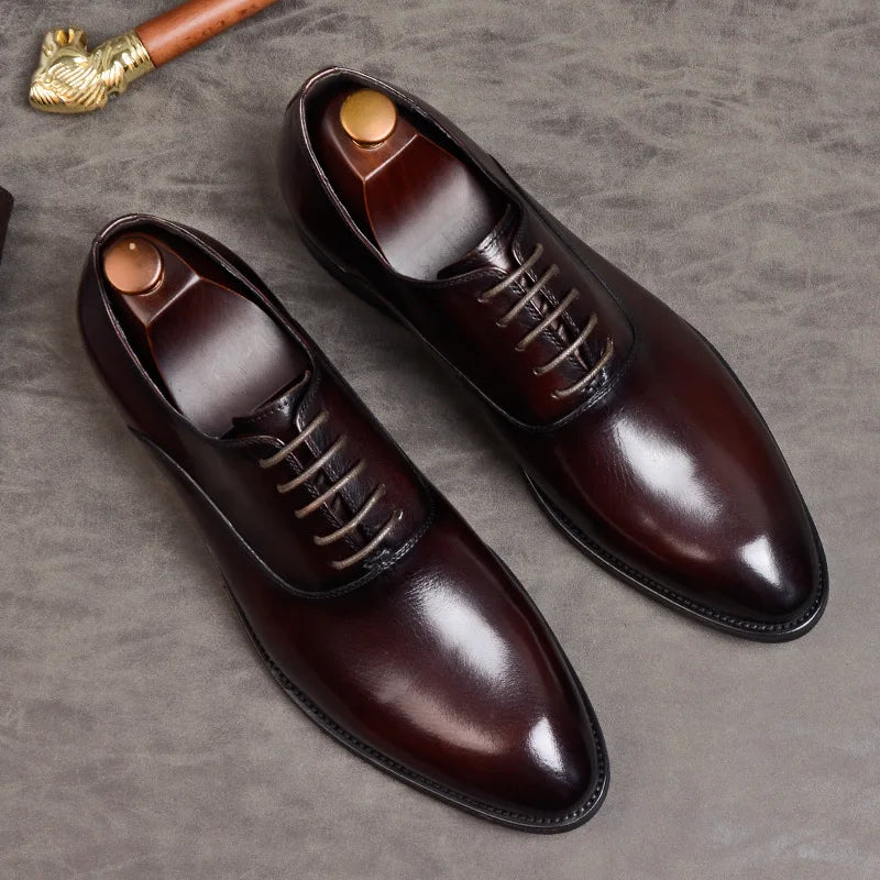 Luxury Men's Genuine Leather Dress Shoes