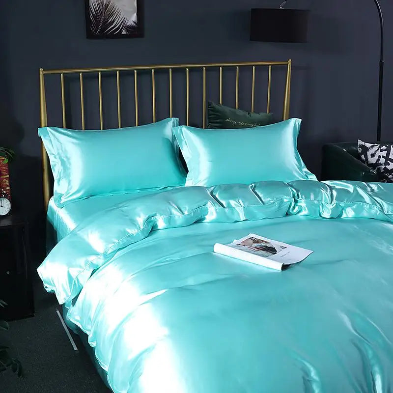 Soft 4-Piece Bed Set Sheet Duvet Pillowcases