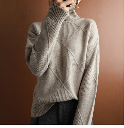 Soft Cashmere Crew Neck Sweater for Women