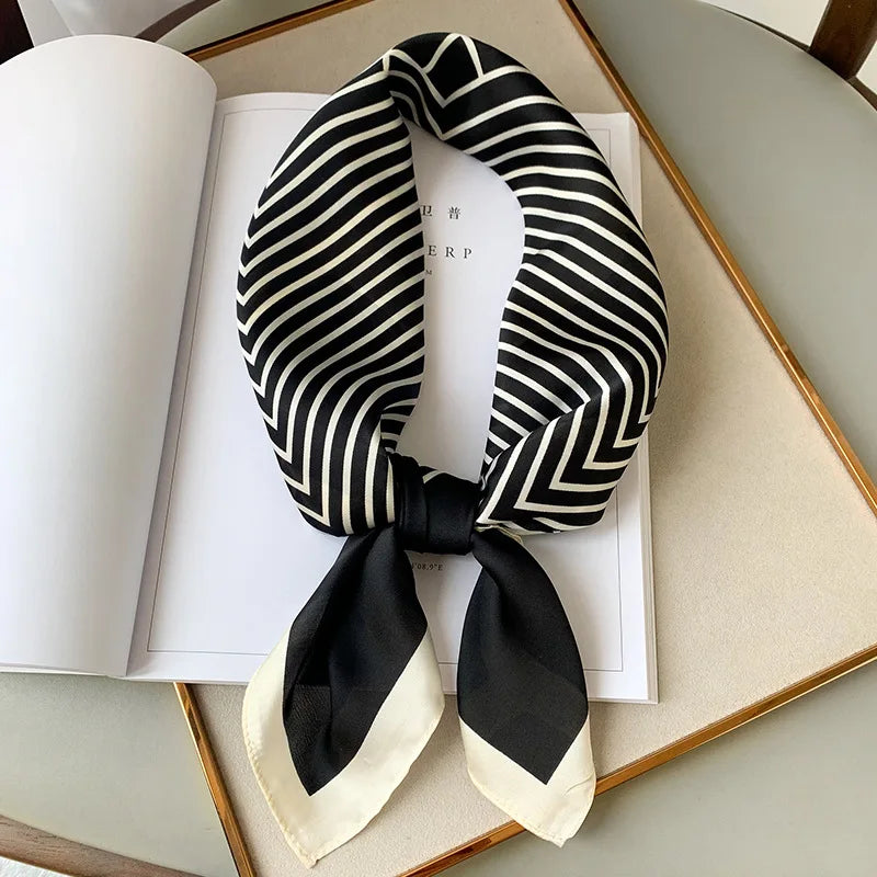 Soft Plaid Neck Scarf in 2 Versatile Colors