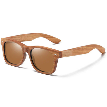 Eco Friendly Bamboo Polarized Sunglasses UV Protection
