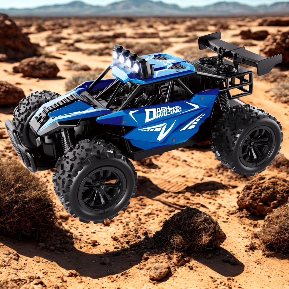 High-Performance Remote Control Car with Alloy Frame – Durable RC Racing Vehicle with LED Headlights 1