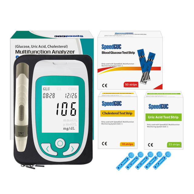 Advanced Health Tracker: Cholesterol, Sugar & Acid Tester