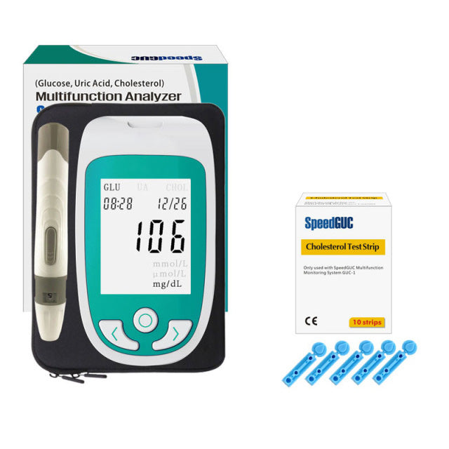 Advanced Health Tracker: Cholesterol, Sugar & Acid Tester