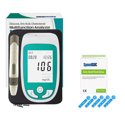 Advanced Health Tracker: Cholesterol, Sugar & Acid Tester