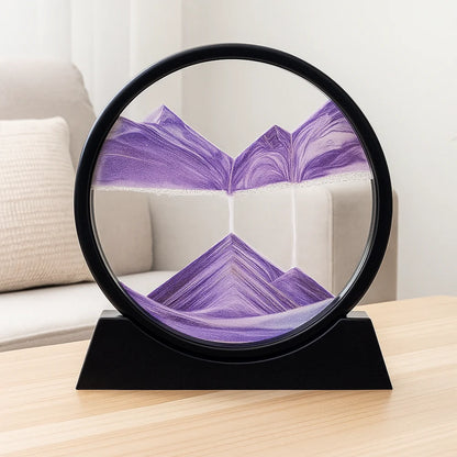 Colorful Kinetic Glass Art Decor Table Centerpiece