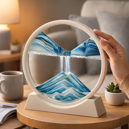 Colorful Kinetic Glass Art Decor Table Centerpiece