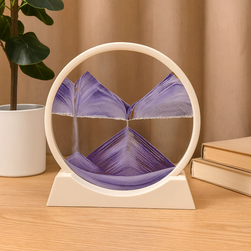 Colorful Kinetic Glass Art Decor Table Centerpiece