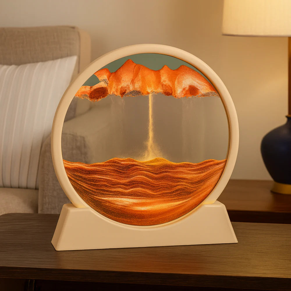 Colorful Kinetic Glass Art Decor Table Centerpiece - Lusomart