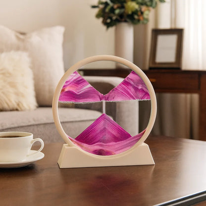 Colorful Kinetic Glass Art Decor Table Centerpiece