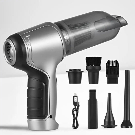 Portable Rechargeable Vacuum Cleaner for Home and Car - Lusomart