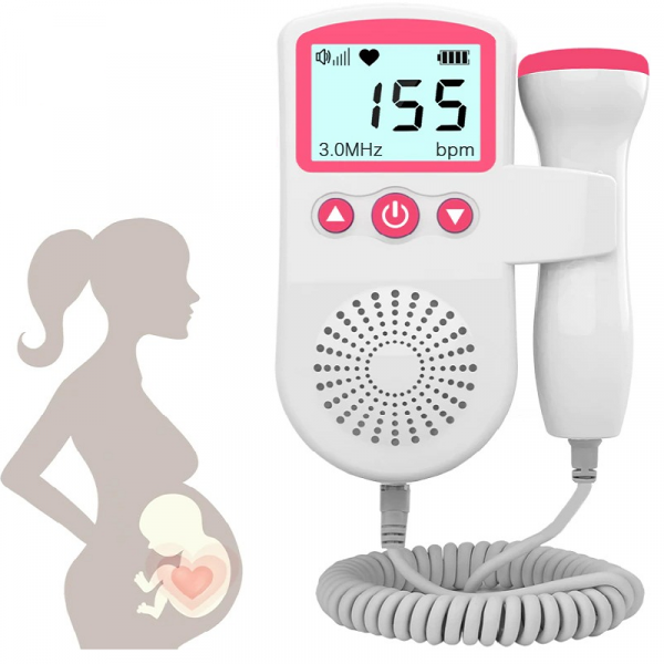 Handheld Fetal Doppler | Baby Heart Monitor for Home - Lusomart