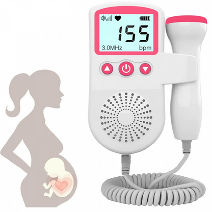 Handheld Fetal Doppler | Baby Heart Monitor for Home - Lusomart