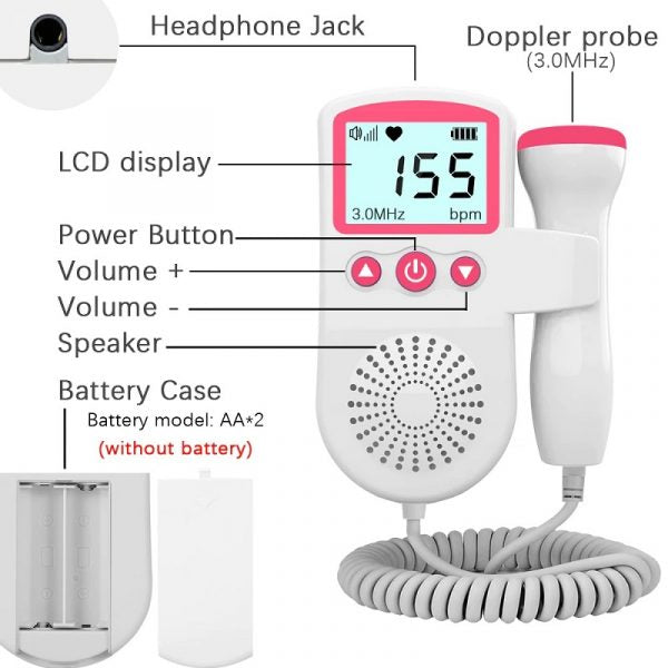 Home Fetal Doppler – Listen to Your Baby's Heartbeat Anytime 6