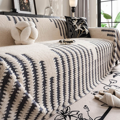 Soft Faux Leather Full Protection Sofa Slipcover