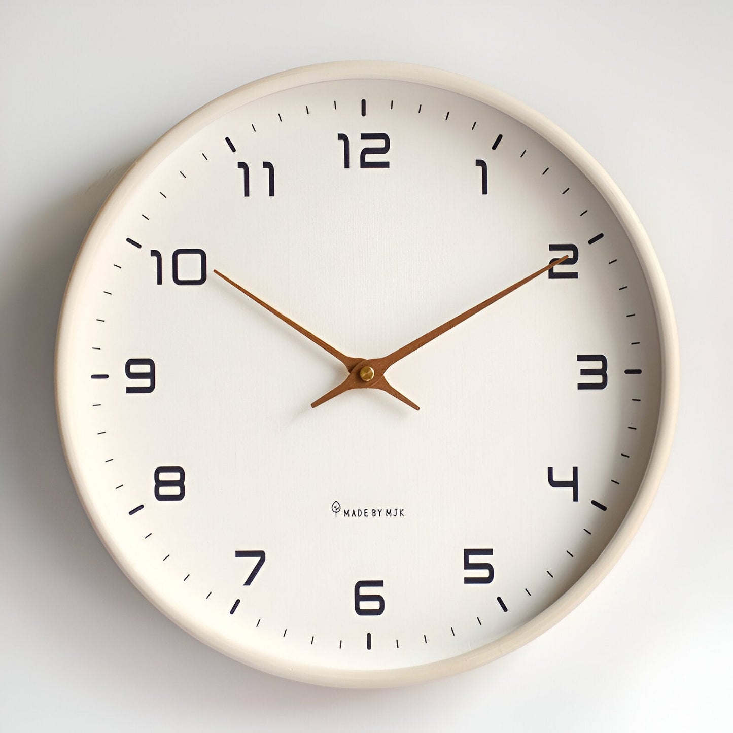 Simple Wooden Wall Clock Design