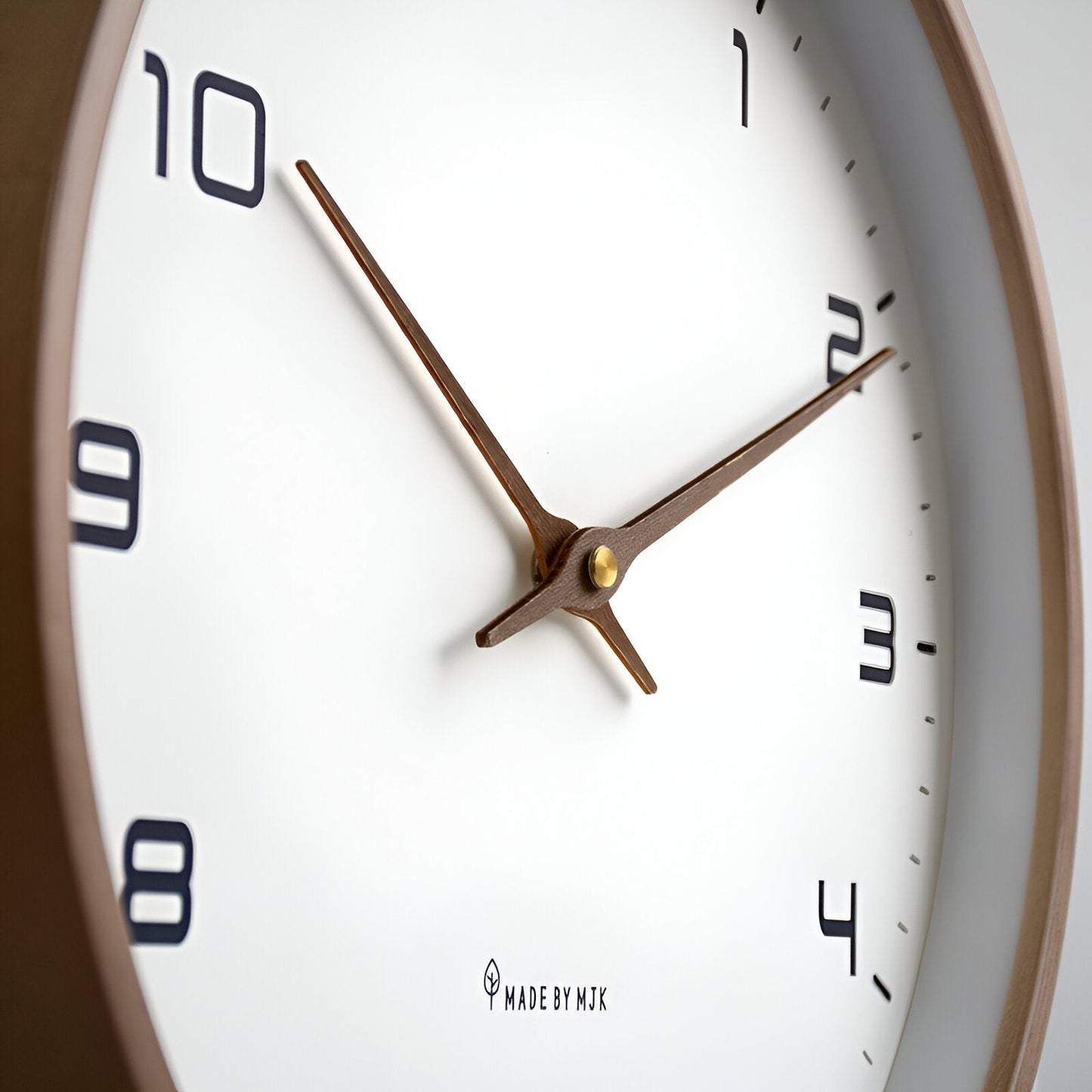 Simple Wooden Wall Clock Design
