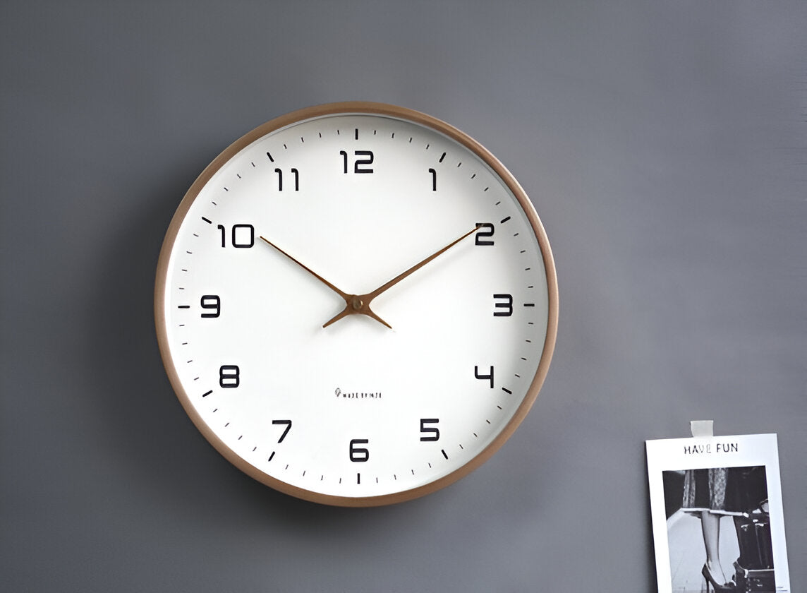 Simple Wooden Wall Clock Design