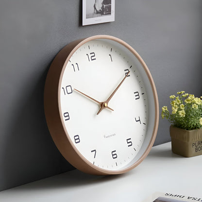 Simple Wooden Wall Clock Design