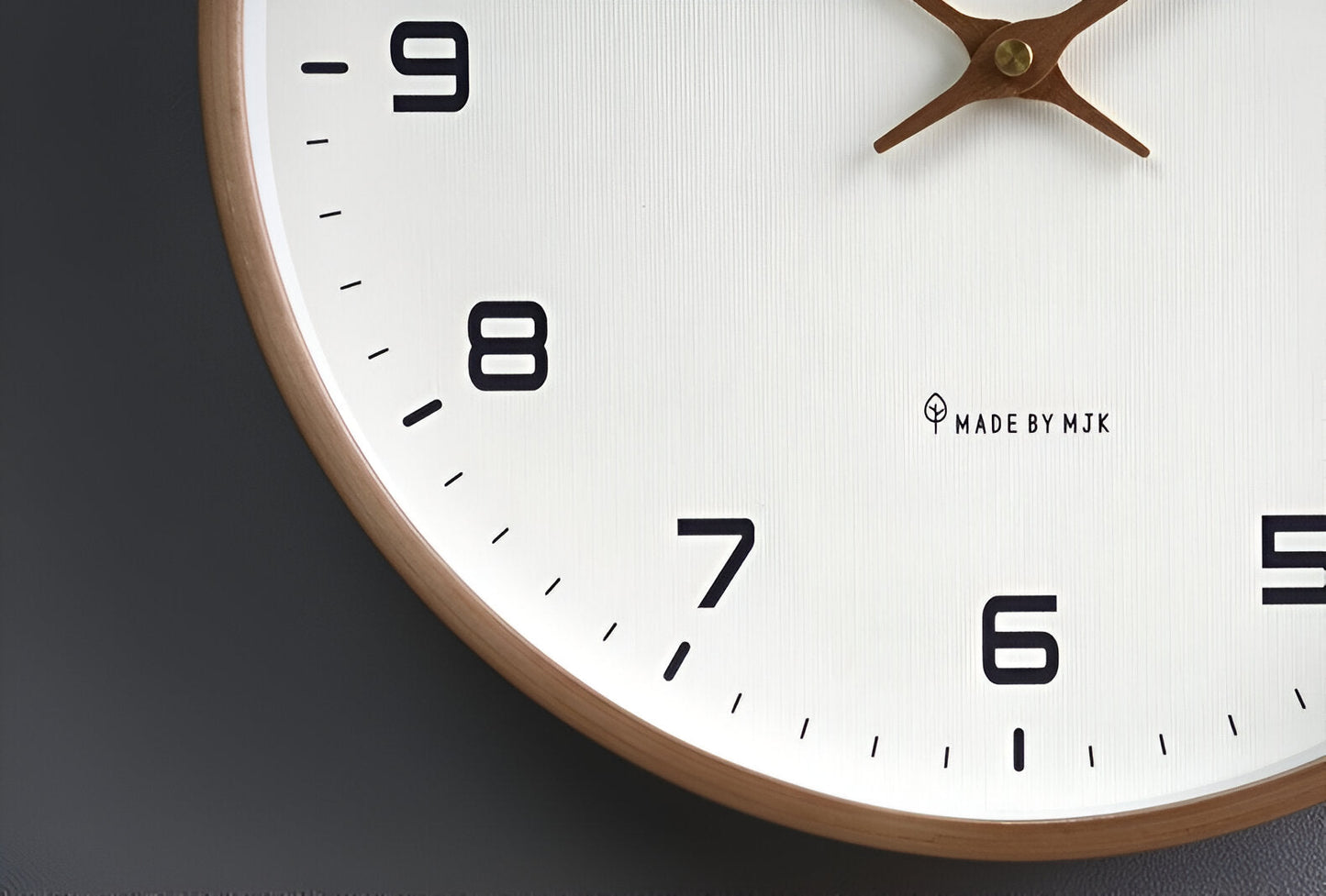 Simple Wooden Wall Clock Design
