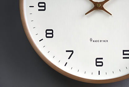 Simple Wooden Wall Clock Design