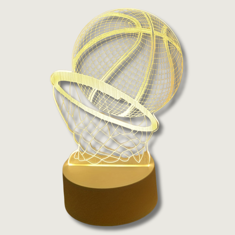 Fun LED Basketball Desk Lamp for Home Decor - Lusomart