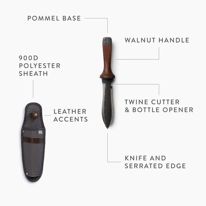 Rugged Outdoor Camping Knife With Comfort Grip Strong Blade