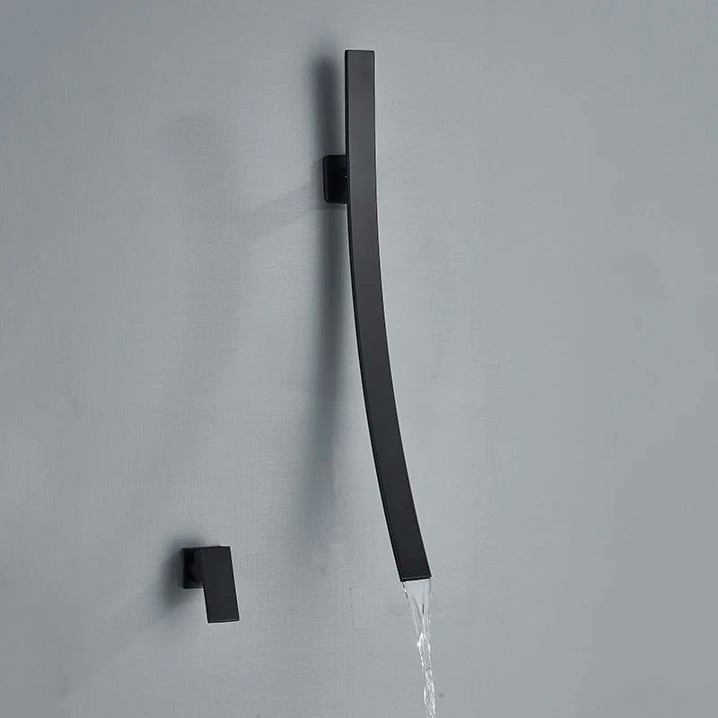 Sleek Low Profile Bathroom Sink Faucet