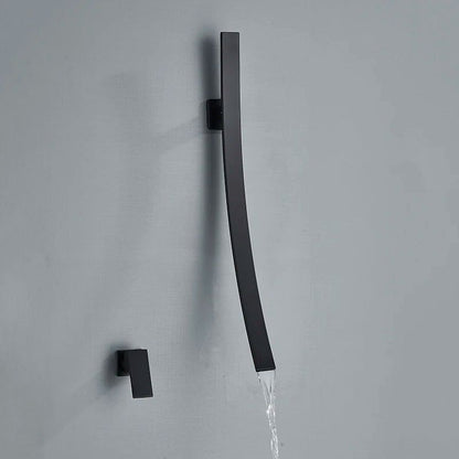 Sleek Low Profile Bathroom Sink Faucet