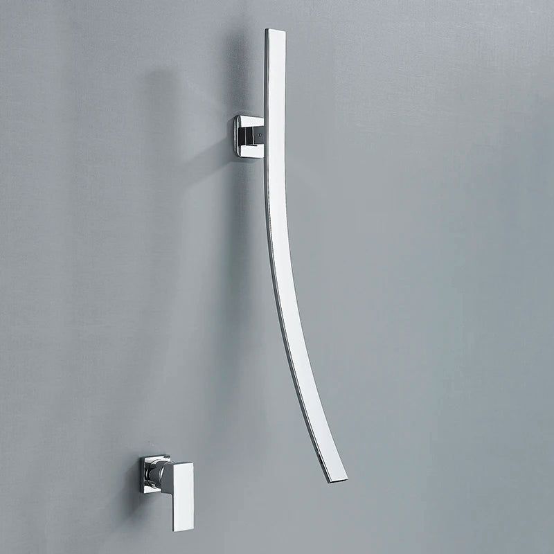 Sleek Low Profile Bathroom Sink Faucet