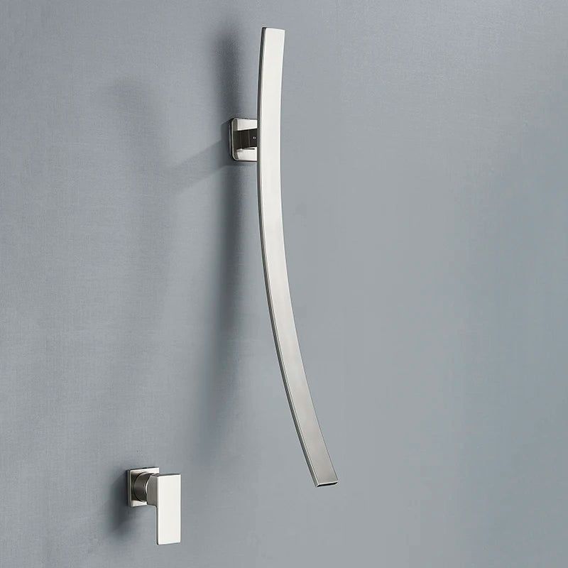 Sleek Low Profile Bathroom Sink Faucet