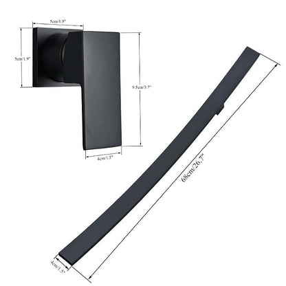 Sleek Low Profile Bathroom Sink Faucet