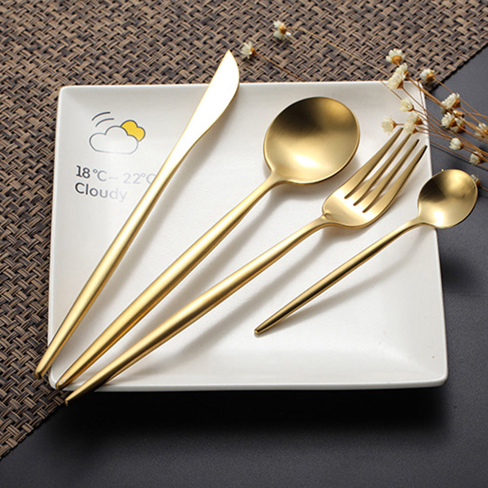 Premium 24pc Stainless Steel Flatware Set