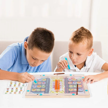 Interactive Wooden Puzzle Toy for Children - Lusomart