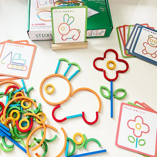 Challenging Wood Jigsaw Puzzle for Kids - Lusomart