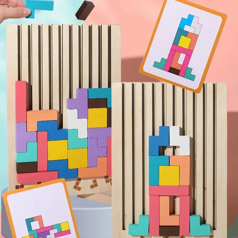 Wooden Puzzle Game for Team Spirit and Problem-Solving Skills – Creative Game for Friends and Family, 21 x 32 x 4 cm 2