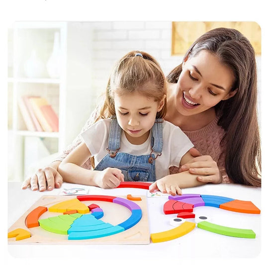 Colorful Kids Wooden Toy Box Set - Lusomart