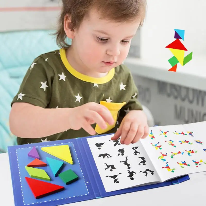 Large Wooden Brain Teaser Puzzle for Children - Lusomart