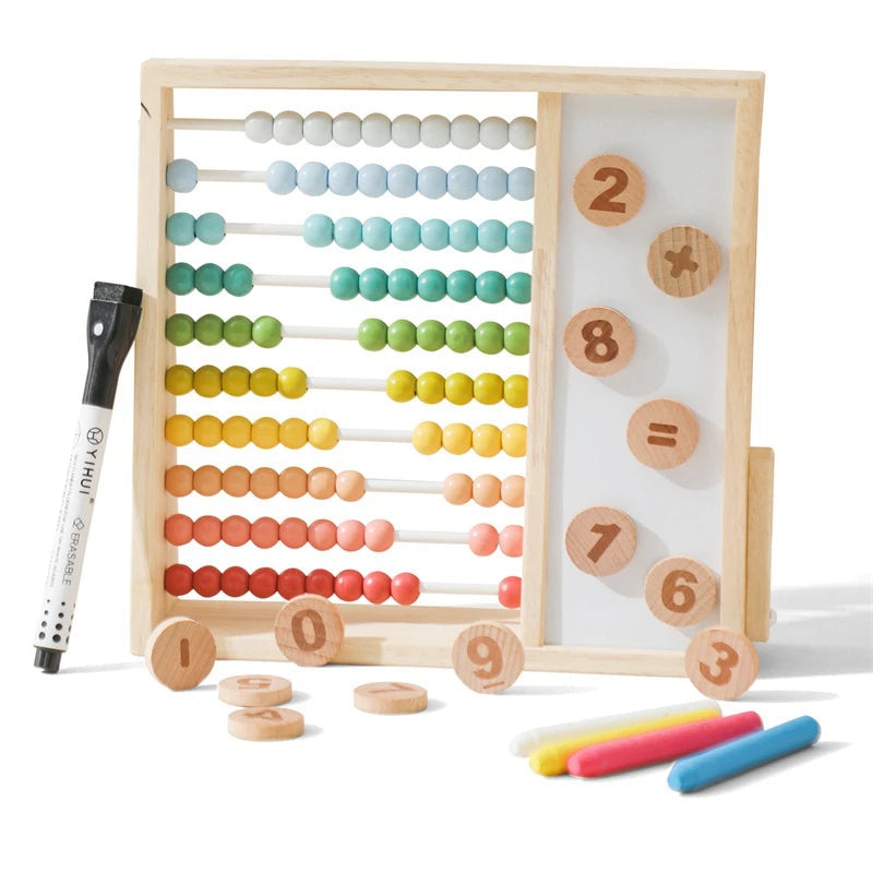 Classic Wooden Learning Toy for Kids - Interactive Fun Design - Lusomart
