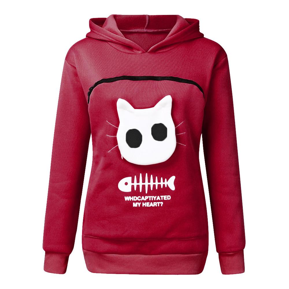 Hug Pouch Sweater for Pet Lovers – Cozy Cotton Design with Removable Lining and Kangaroo Pocket 9