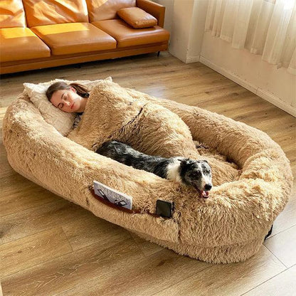 Cozy Double Pet Bed for Dogs
