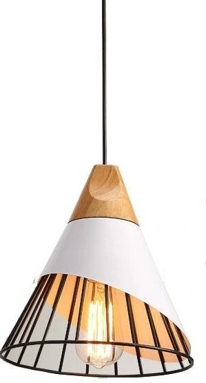 Rustic Wooden Hanging Pendant Lamp